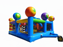 Load image into Gallery viewer, Bouncy castle toronto rental candyland inflatable 
