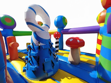 Load image into Gallery viewer, candy land Bouncy castle rental

