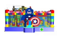 Load image into Gallery viewer, Lego Bouncy Castle Combo
