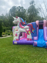 Load image into Gallery viewer, unicorn bouncy castle rental toronto 
